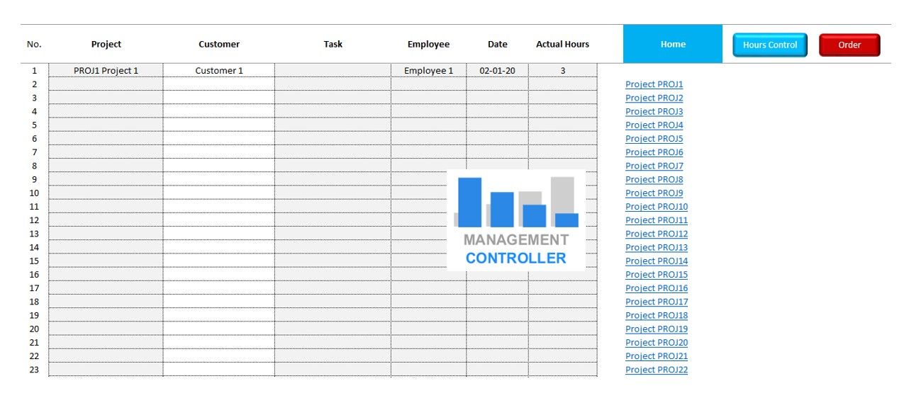 Cálculo y Control de Costos de Proyectos Excel