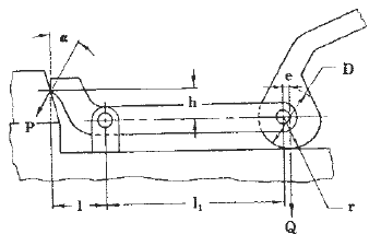 Handle and Link Clamp #2 Formula and Calculator